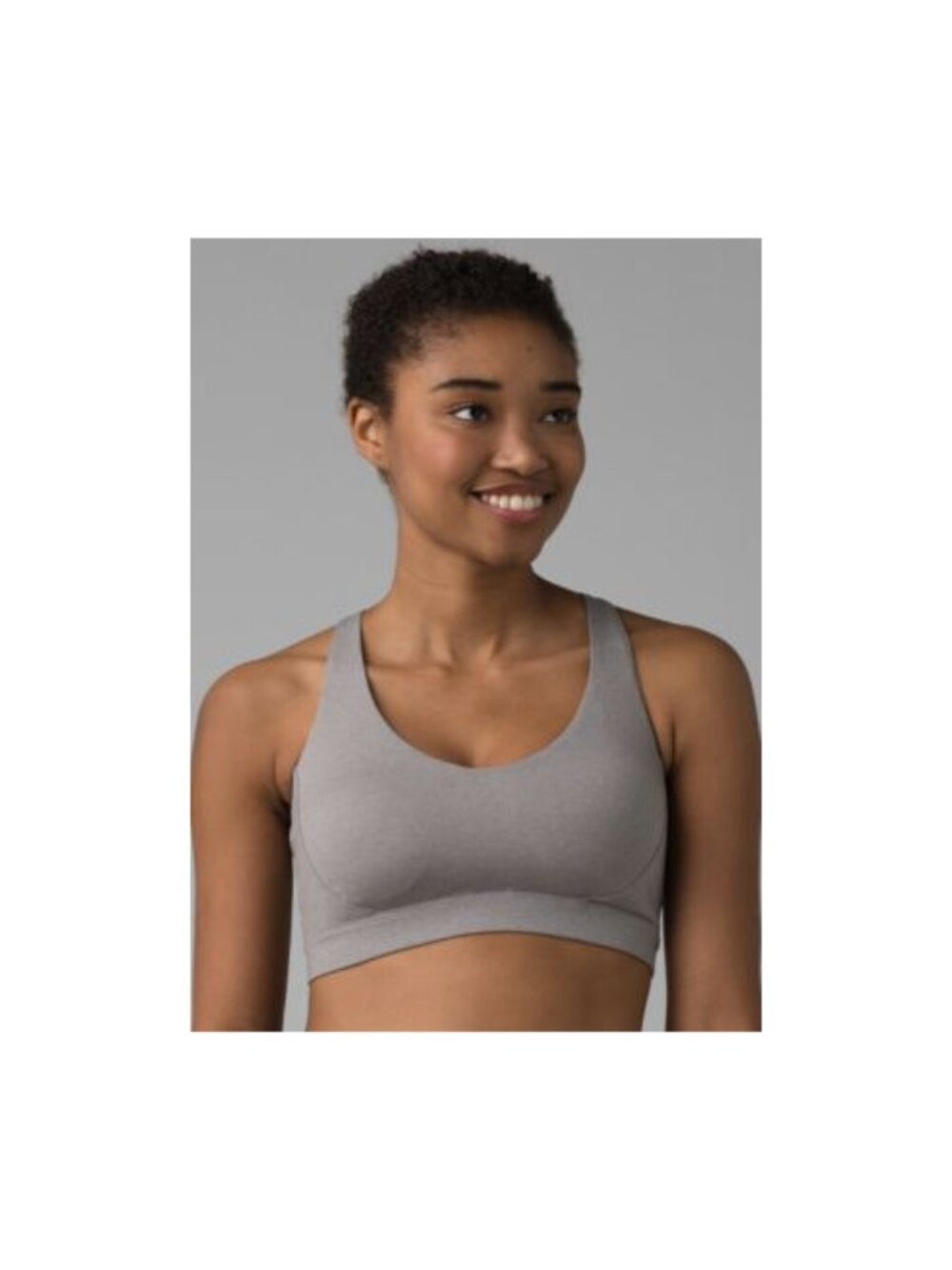 Prana Everyday Bra 1963111 Heather Grey Medium